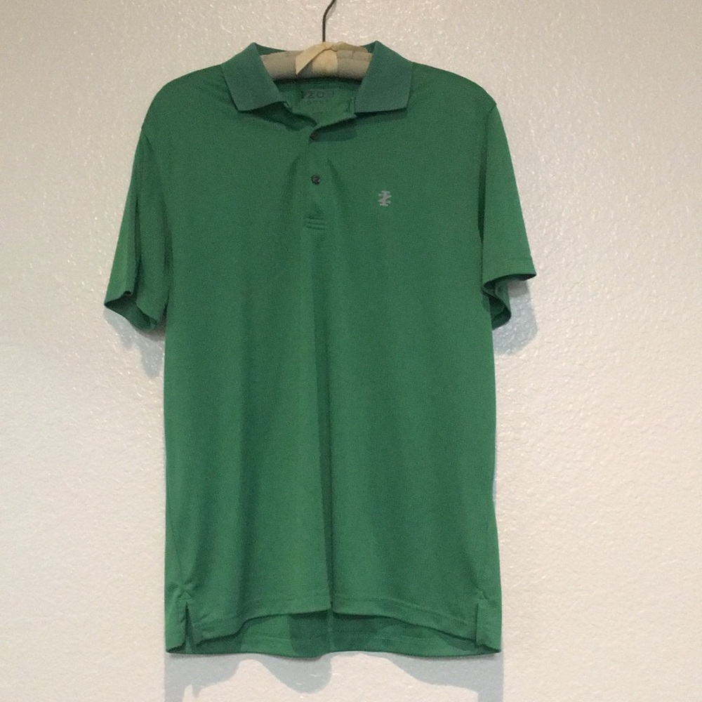 Large Kelly Green Izod Golf Polo